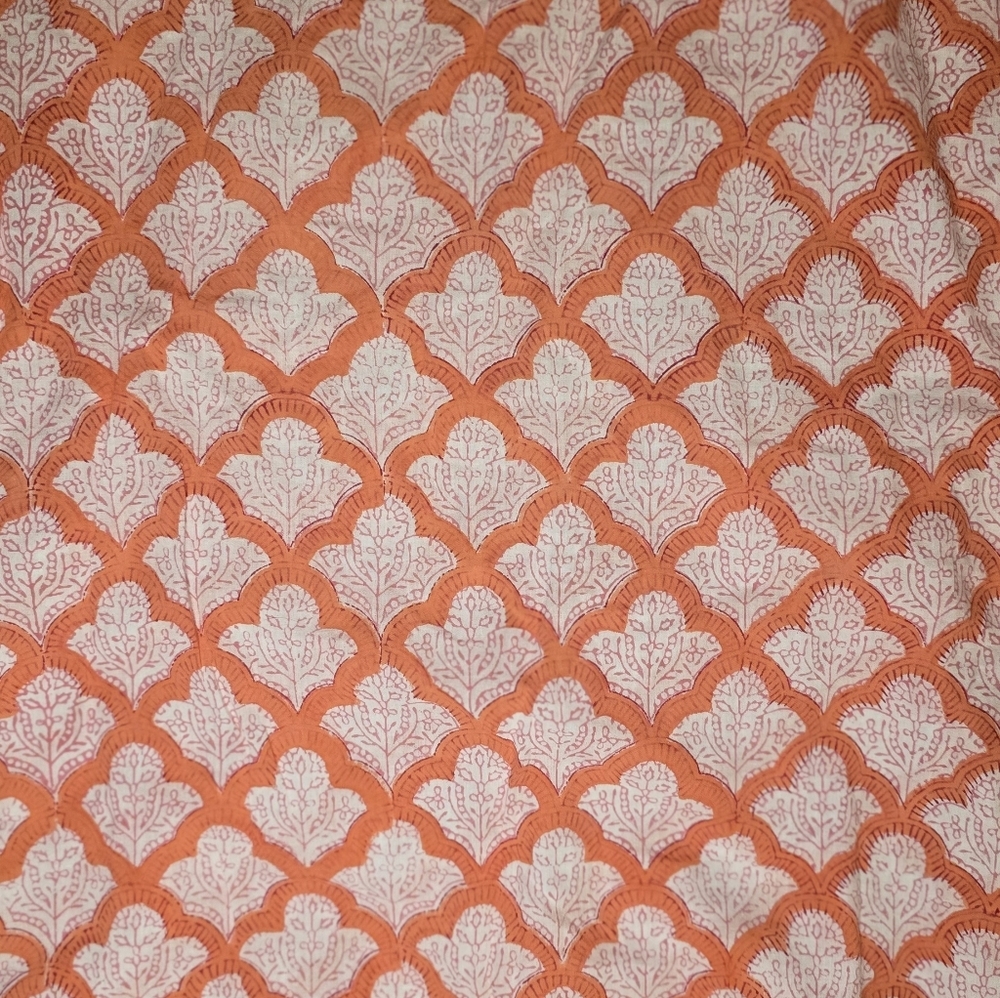Roberta Roller Rabbit Coral and Light Pink Patterned Tunic - Picture 5 of 7